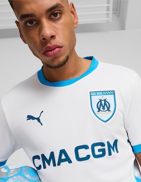 Jersey de  Olympique de marsella local manga corta Puma  para hombre