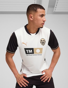 Jersey De Club De Fútbol Valencia Local Puma Para Hombre