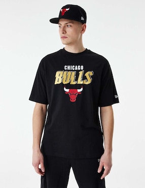 Playera Deportiva New Era Chicago Bulls Para Hombre