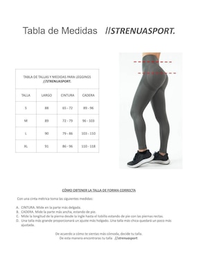 Malla Strenua compresión baja para mujer