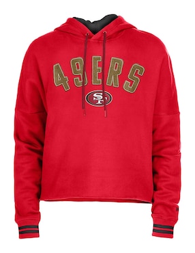 Sudadera New Era con capucha San Francisco 49ers para mujer