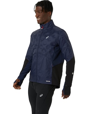 Chamarra Asics Impermeable Para Hombre