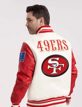 Chamarra para fútbol americano Pro Standard San Francisco 49ers NFL para hombre