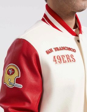 Chamarra para fútbol americano Pro Standard San Francisco 49ers NFL para hombre