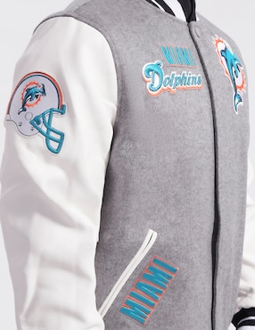 Chamarra casual Pro Standard Miami Dolphins NFL para hombre