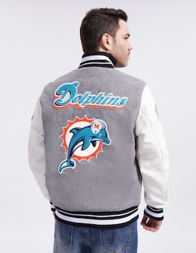 Chamarra casual Pro Standard Miami Dolphins NFL para hombre
