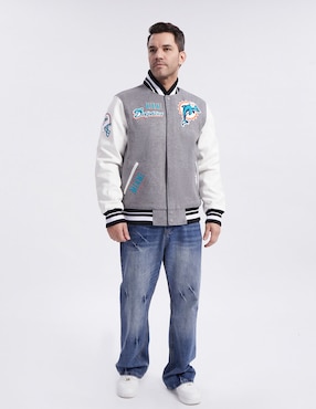 Chamarra casual Pro Standard Miami Dolphins NFL para hombre
