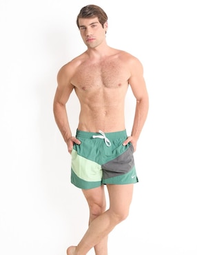 Short Con Bolsillos Nike Para Natación Hombre