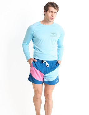 Short Con Bolsillos Nike Para Natación Hombre