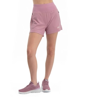 Short Con Bolsa Skechers Para Entrenamiento Mujer