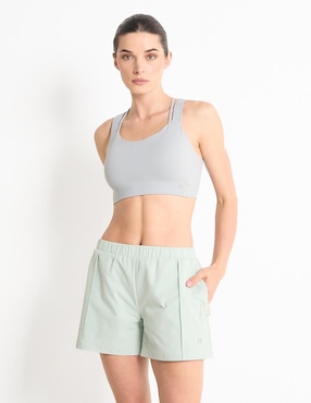 Short Con Bolsillos X10 Para Correr Mujer