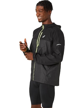 Chamarra Asics Impermeable Para Hombre