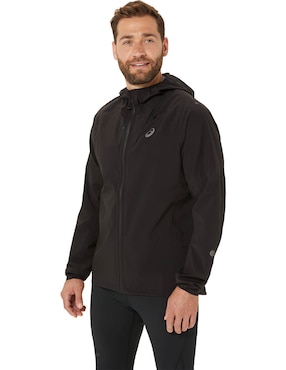 Chamarra Asics Impermeable Para Hombre