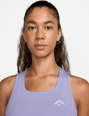 Tank top para correr Nike Trail DF de mujer