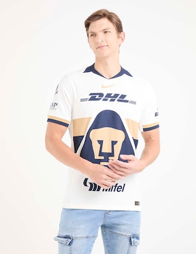 Jersey de Pumas de la UNAM visitante authentic manga corta Nike para hombre
