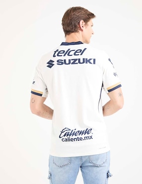 Jersey de Pumas de la UNAM visitante authentic manga corta Nike para hombre