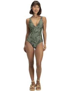 Traje de baño completo deportivo Live para mujer