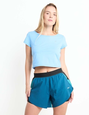 Short Con Malla Reebok Para Correr Mujer