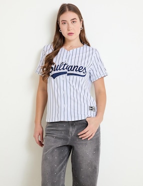 Jersey De Sultanes De Monterrey Local New Era Para Mujer