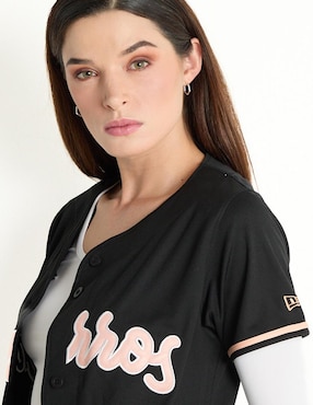 Jersey de Charros de Jalisco cuarto equipo manga corta New Era para mujer