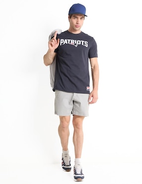 Playera deportiva para fútbol americano New Era New England Patriots de hombre