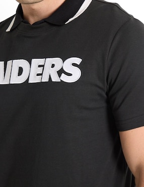 Playera deportiva para fútbol americano New Era Las Vegas Raiders de hombre