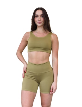 Conjunto Deportivo Ajustado Oleeve Con Elástico Para Mujer