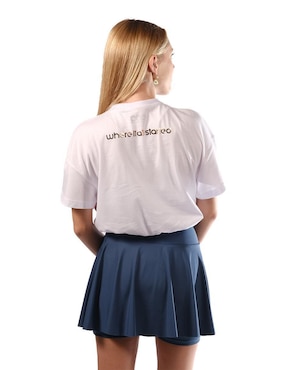 Playera deportiva para deporte con raqueta Aca Padel de mujer