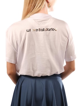 Playera deportiva para deporte con raqueta Aca Padel de mujer
