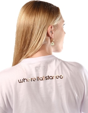 Playera deportiva para deporte con raqueta Aca Padel de mujer