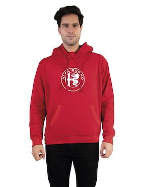 Sudadera Alfa Romeo Con Capucha Y Bolsa Para Hombre