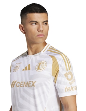 Jersey de  Tigres UANL local manga corta Adidas  para hombre