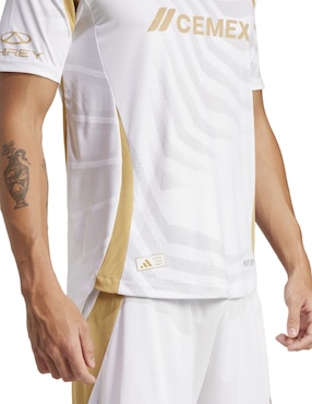 Jersey de  Tigres UANL local manga corta Adidas  para hombre