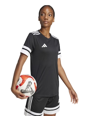 Playera deportiva para fútbol Adidas de mujer