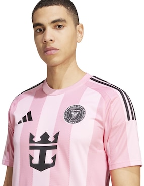Jersey de Inter de Miami local manga corta Adidas para hombre