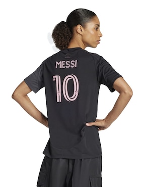 Jersey de  Inter de Miami visitante manga corta Adidas  para mujer