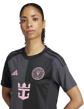 Jersey de  Inter de Miami visitante manga corta Adidas  para mujer