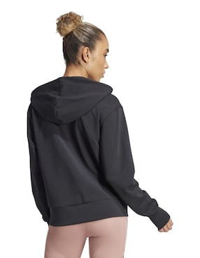 Sudadera Adidas Optime con capucha y bolsa para mujer