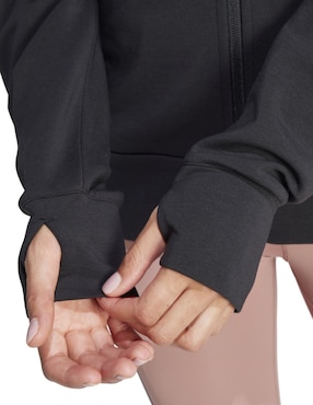 Sudadera Adidas Optime con capucha y bolsa para mujer