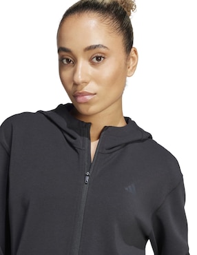 Sudadera Adidas Optime con capucha y bolsa para mujer