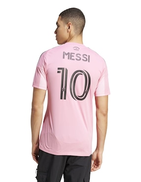 Jersey de  Inter de Miami local manga corta Adidas  para hombre