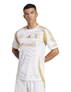 Jersey de Tigres UANL local manga corta Adidas para hombre