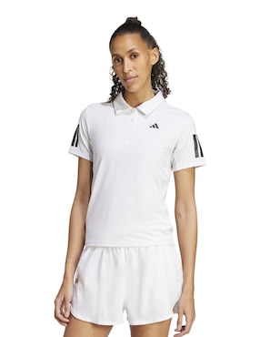 Playera tipo polo casual Adidas para mujer