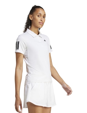 Playera tipo polo casual Adidas para mujer