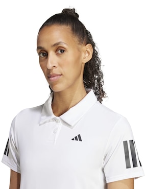 Playera tipo polo casual Adidas para mujer