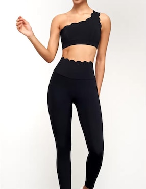 Conjunto deportivo ajustado Oleeve con elástico para mujer