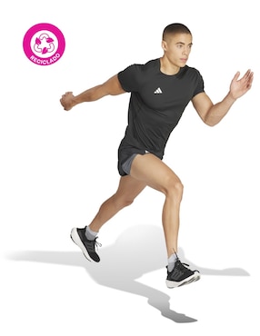 Playera deportiva para correr Adidas para hombre