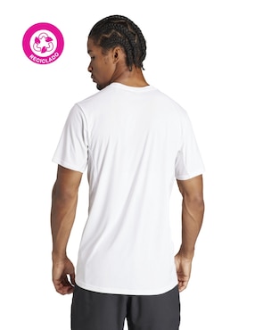 Playera deportiva para correr Adidas de hombre