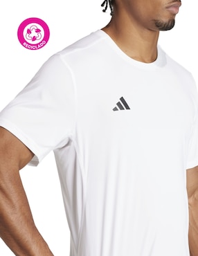 Playera deportiva para correr Adidas de hombre