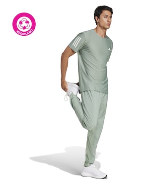 Playera deportiva para correr Adidas para hombre
